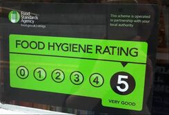 Food hygiene rating